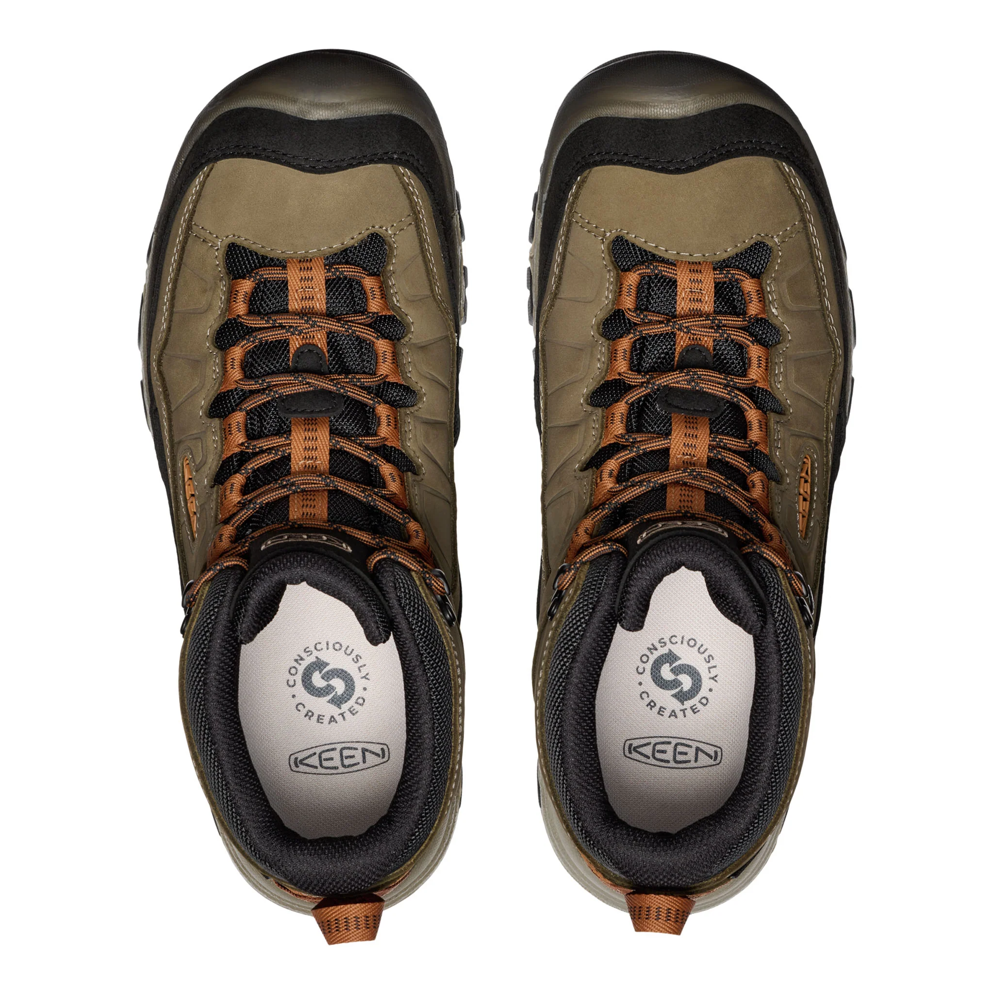 Men's Targhee IV Waterproof Hiking Boot Sea Turtle/Roasted Pecan - Image 6