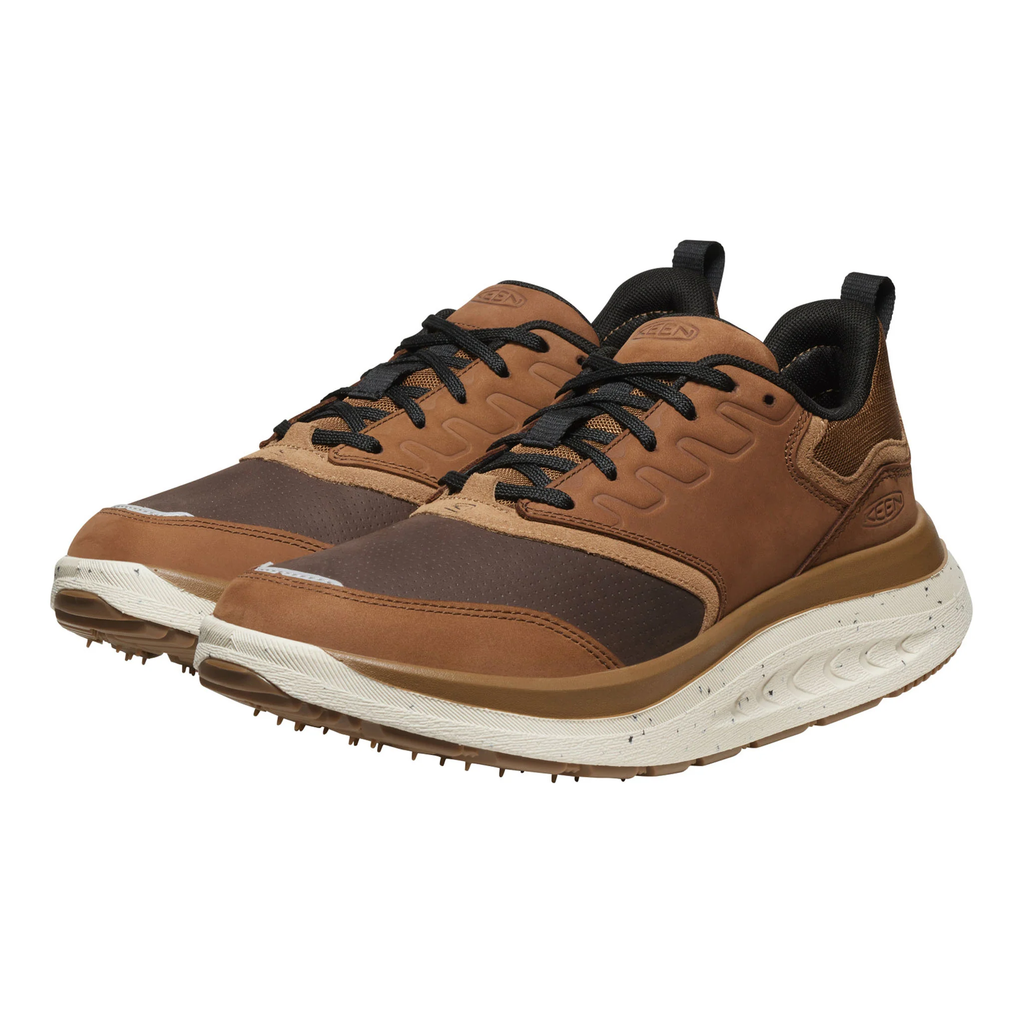 Men's WK400 Leather Walking Shoe Bison/Toasted Coconut - Image 4
