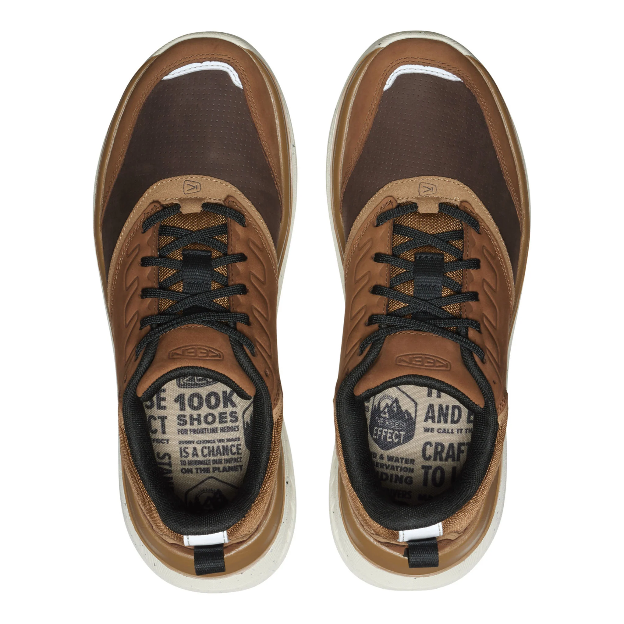Men's WK400 Leather Walking Shoe Bison/Toasted Coconut - Image 5