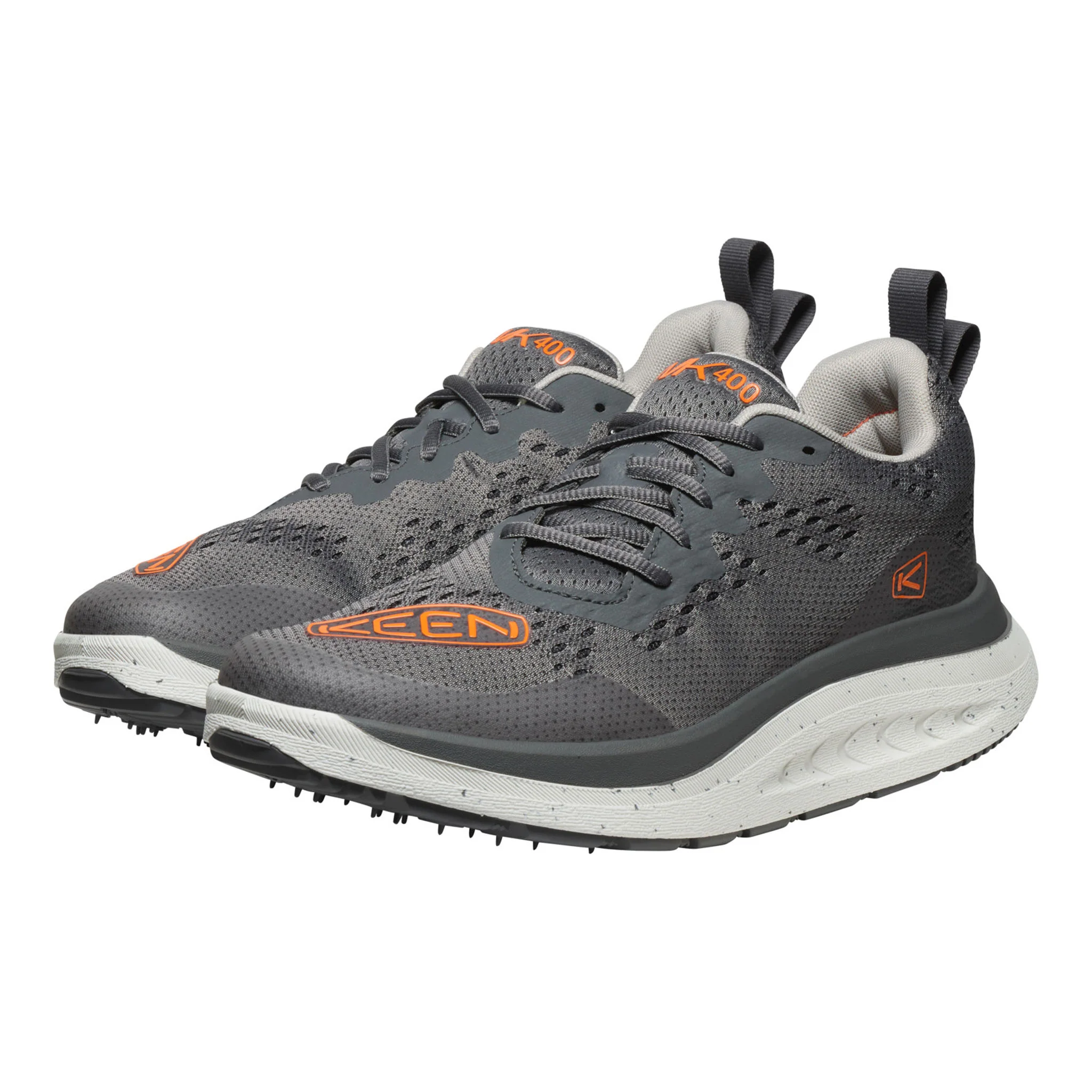 Men's WK400 Walking Shoe Steel Grey/Scarletbis - Image 4