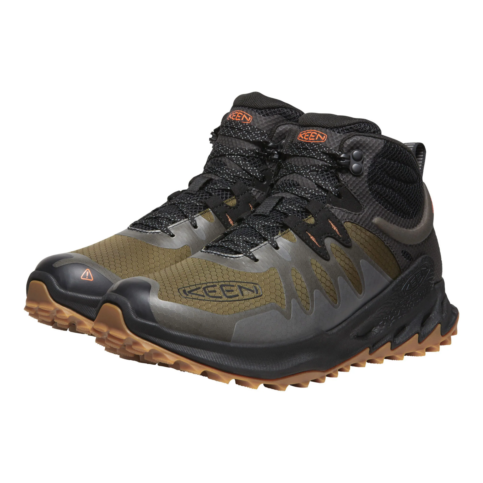 Men's Zionic Waterproof Boot Dark Olive/Scarlet Ibis - Image 4