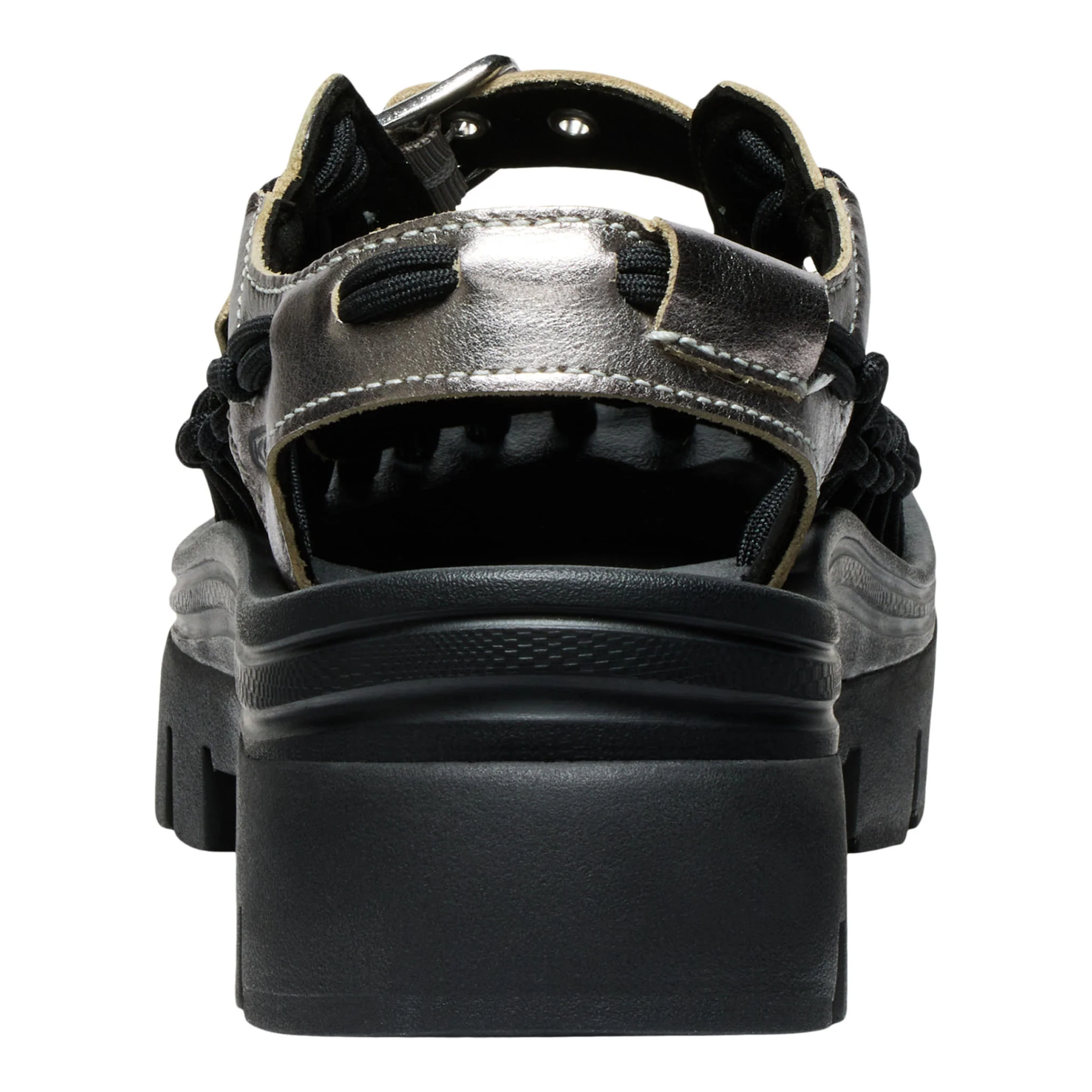 All Gender UNEEK PLT Mary Jane Silver/Black - Image 6