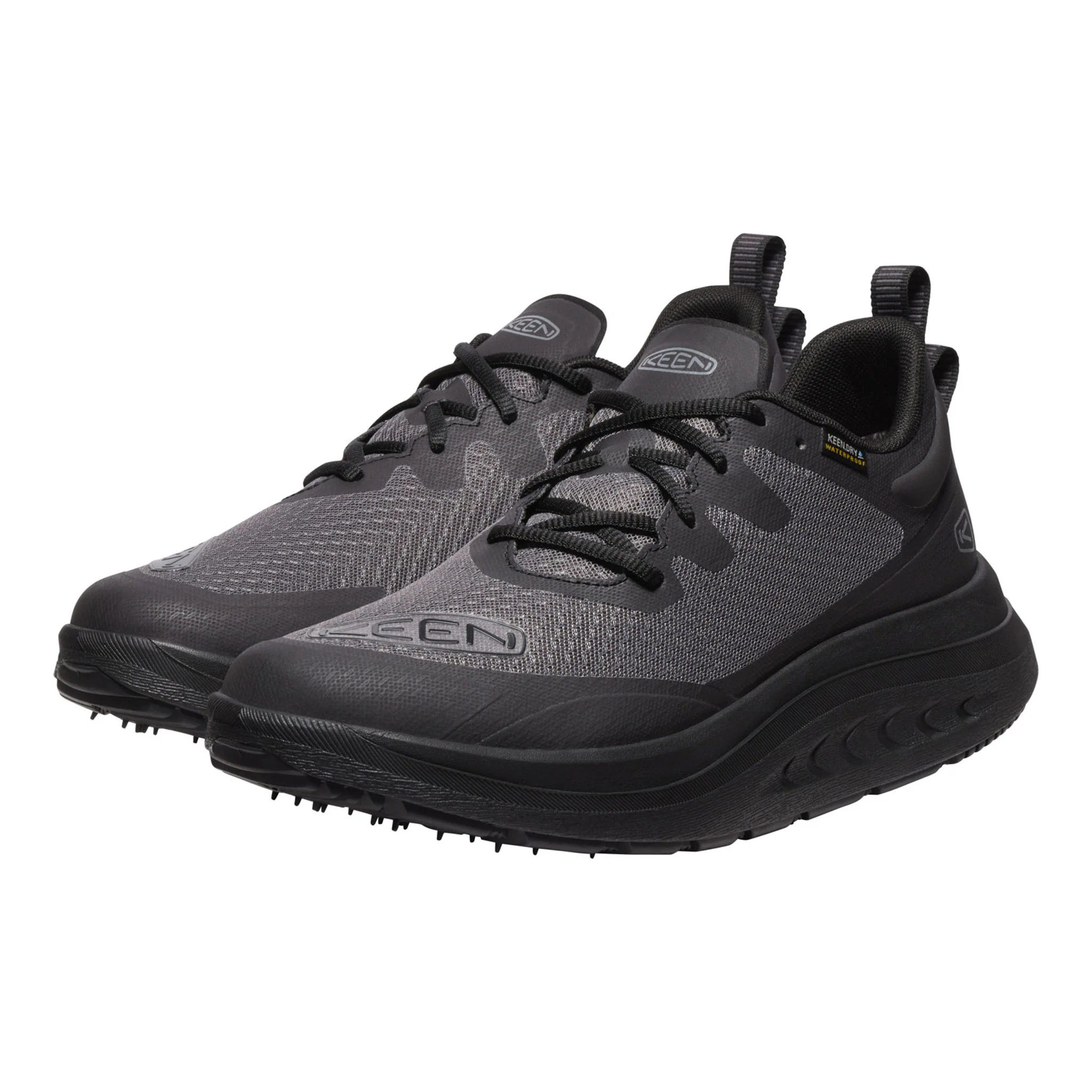 Women's WK400 Waterproof Walking Shoe Black - Image 4
