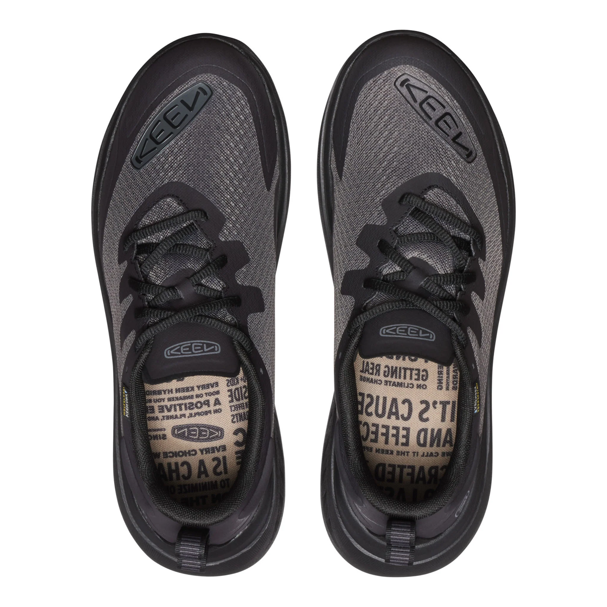 Women's WK400 Waterproof Walking Shoe Black - Image 5